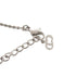 Round Pendant Necklace Metal Silver