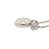 Round Pendant Necklace Metal Silver
