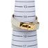 Kelly Double Tour Bracelet Ivory White Leather