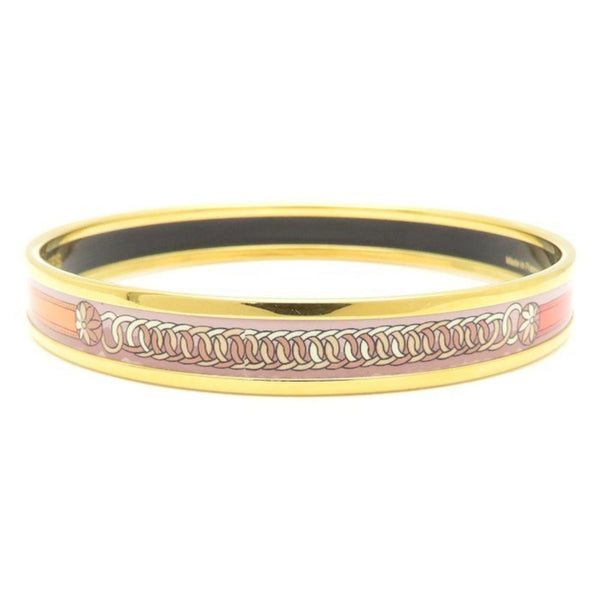 Bangle Enamel and Gold Bracelet