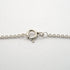 Heart Link Lariat Pendant Necklace Sterling Silver