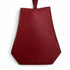 Pendant Necklace Leather Bordeaux Silver Hardware