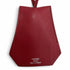 Pendant Necklace Leather Bordeaux Silver Hardware