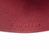 Pendant Necklace Leather Bordeaux Silver Hardware
