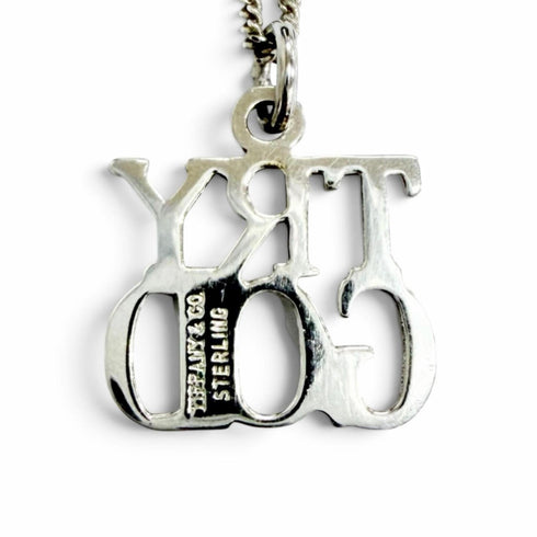 Vintage Pendant Necklace Sterling Silver