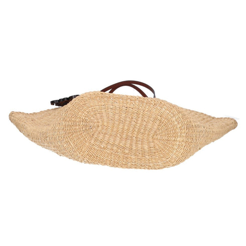 Shell Basket Bag Woven Raffia Medium
