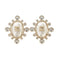CC Logo Clip-On Earrings Gold-Tone Metal Gold-Tone Metal