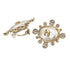 CC Logo Clip-On Earrings Gold-Tone Metal Gold-Tone Metal