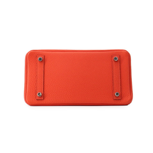 Birkin Handbag Red Togo with Palladium Hardware 25