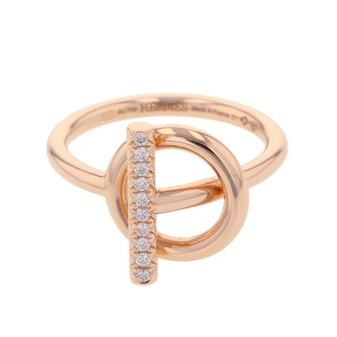 Echappee Mini Ring 18K Rose Gold with 10 Diamonds