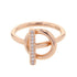 Echappee Mini Ring 18K Rose Gold with 10 Diamonds