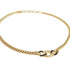 Pendant Necklace Enamel and Metal With Rhinestone Black and Gold