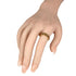 Band Ring Gold and Leather