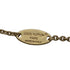 Pendant Necklace Metal Gold