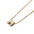 Pop H Pendant Necklace Gold-Tone Metal