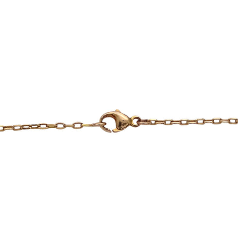 Pop H Pendant Necklace Gold-Tone Metal