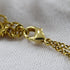 Pendant Necklace Rhinestone Gold
