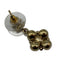 CC Logo Earrings Gold-Tone Metal Gold-Tone Metal