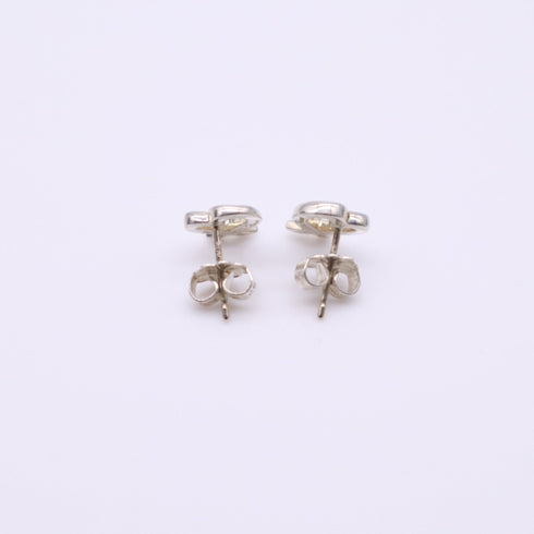 Loving Heart Stud Earrings Sterling Silver Sterling Silver