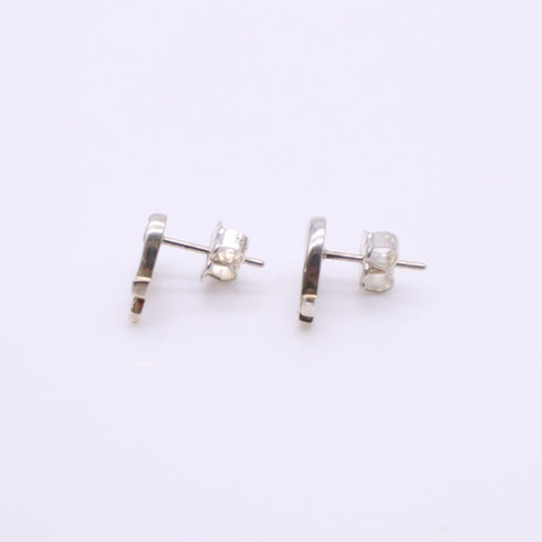 Loving Heart Stud Earrings Sterling Silver Sterling Silver