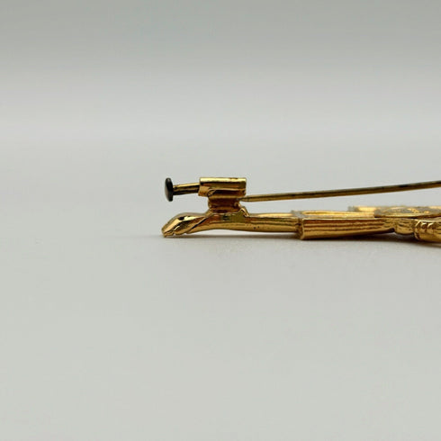 Mademoiselle Brooch Gold