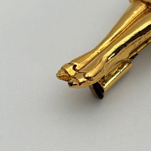 Mademoiselle Brooch Gold