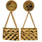 CC Logo Clip-On Earrings Metal Gold-Tone Metal