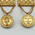 CC Logo Clip-On Earrings Metal Gold-Tone Metal