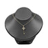 Crown Key Pendant Necklace 18K Yellow Gold