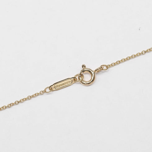 Crown Key Pendant Necklace 18K Yellow Gold