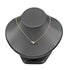 Bean Pendant Necklace 18K Yellow Gold 7.4mm