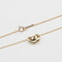 Bean Pendant Necklace 18K Yellow Gold 7.4mm