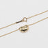 Bean Pendant Necklace 18K Yellow Gold 7.4mm