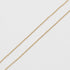 Bean Pendant Necklace 18K Yellow Gold 7.4mm