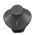 Oval Key Pendant Necklace 18K Yellow Gold With Diamonds