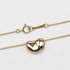 Bean Pendant Necklace 18K Yellow Gold 7.74mm