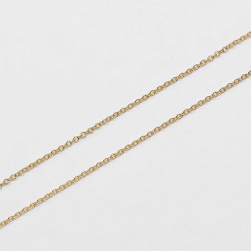 Bean Pendant Necklace 18K Yellow Gold 7.74mm