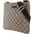 Zip Top Messenger Bag GG Coated Canvas Small