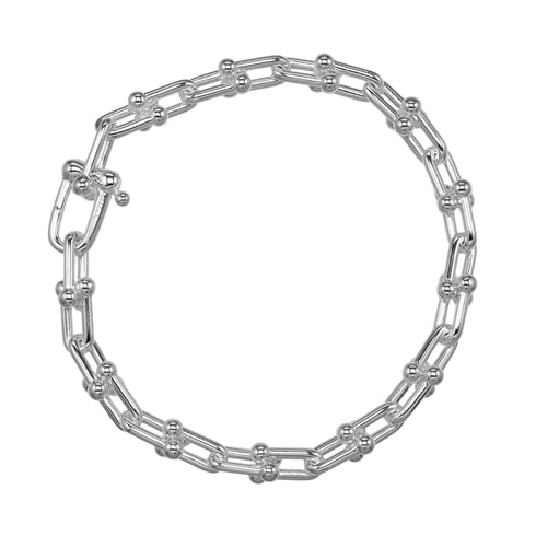 Link Bracelet Sterling Silver Small