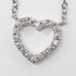 Pendant Necklace White Gold with Diamonds