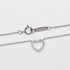 Pendant Necklace White Gold with Diamonds