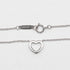 Pendant Necklace White Gold with Diamonds