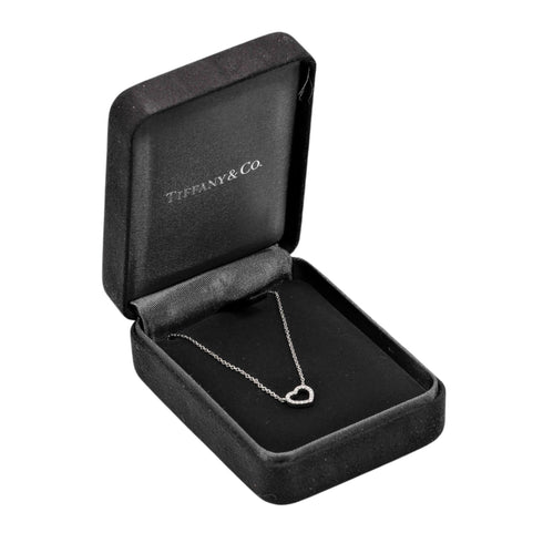 Pendant Necklace White Gold with Diamonds