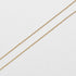 Crescent Moon Pendant Necklace Yellow Gold