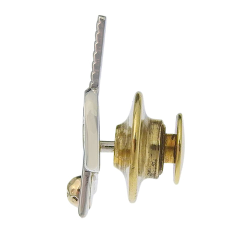 I Love Golf Brooch Sterling Silver