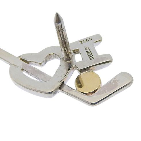 I Love Golf Brooch Sterling Silver