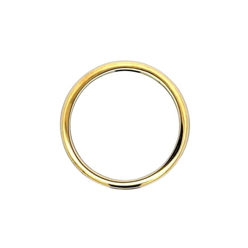 Vendome Louis Cartier Band Ring 18K Tricolor Gold