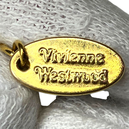 Bas Relief Pendant Necklace Gold Mini