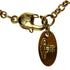 Bas Relief Pendant Necklace Gold Mini