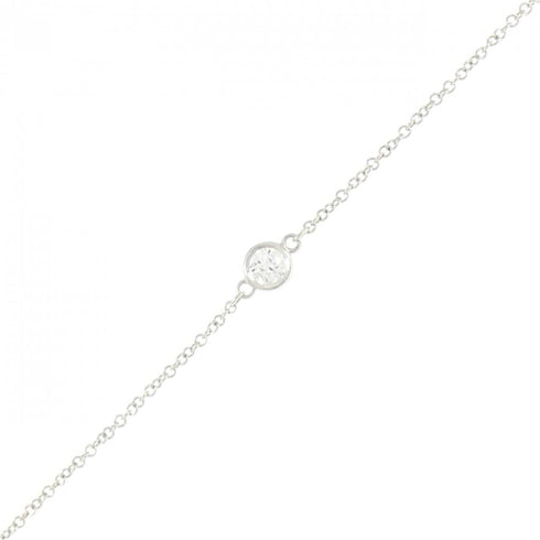 Elsa Peretti Diamonds By The Yard Pendant Necklace Platinum